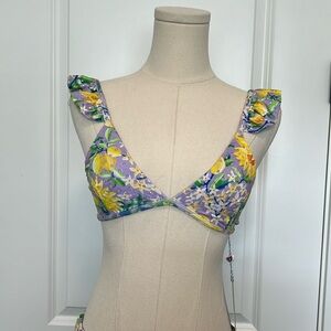 NWT PURPLE LEMON FARM RIO BIKINI TOP SIZE S